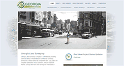 Desktop Screenshot of georgialandsurveying.com